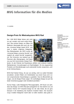 Design-Preis für Mietradsystem MVG Rad als PDF