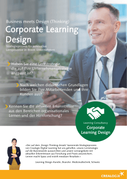 Corporate Learning Design
