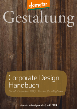 Corporate Design Handbuch