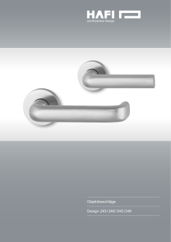 HAFI Design 245-236 - Link Beschlagtechnik AG