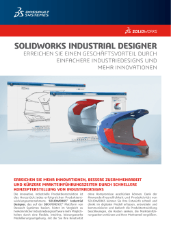 Datenblatt zu SOLIDWORKS Industrial Designer herunterladen