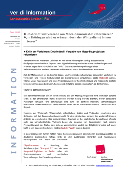 I N F O R M A T I O N - Fachbereich Bund + L&auml;nder NRW