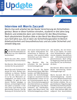 Interview mit Morris Zaccardi - Upd@te
