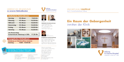 Ein Raum der Geborgenheit inmitten der Klinik