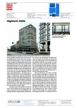Hightech-H&uuml;lle