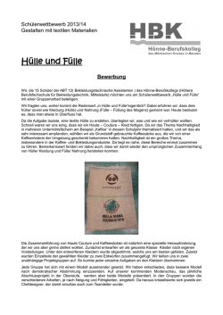 H&uuml;lle und F&uuml;lle