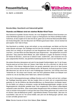 Huenda und Makasi sind ein starkes Mutter-Kind-Team
