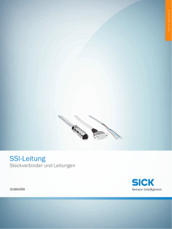 Steckverbinder und Leitungen SSI-Leitung, Online-Datenblatt