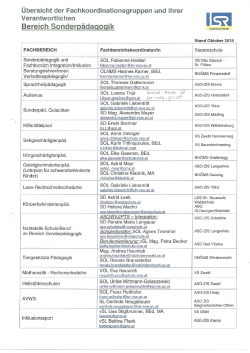 Netzwerke der Sonderpädagogik