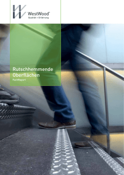 Rutschhemmende Oberflächen