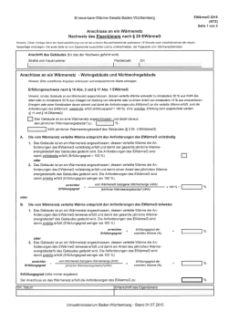 EWärmeG 2015 - Anschluss an Wärmenetz - Main-Tauber