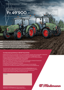 H&uuml;rlimann 2016 Flyer XM K_XB - Walter Meyer