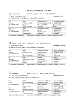 Dressurbetonte Fohlen - Pferdezuchtverein Osthessen
