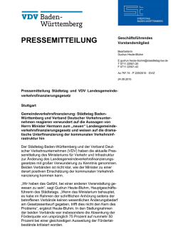 PRESSEMITTEILUNG