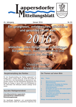 Ein gesegnetes, erfolgreiches, gl&uuml;ckliches und