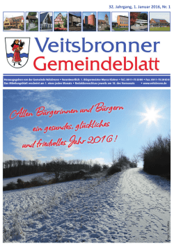 Allen Bürgerinnen und Bürgern ein gesundes, glückliches und