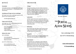 Infoflyer zur Voranmeldung - Das Portal von Alrai Nodis