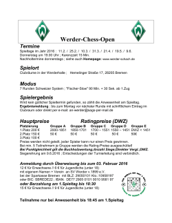 Werder-Chess-Open