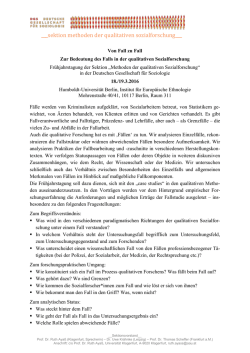 Hier und jetzt und anderswo - Deutsche Gesellschaft für Soziologie