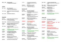 Juli 2015 August 2015 September 2015 06.09.2015 5. Glockenstadt