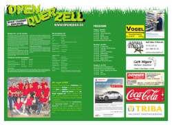 PROGRAMM - OpenQuer Zell