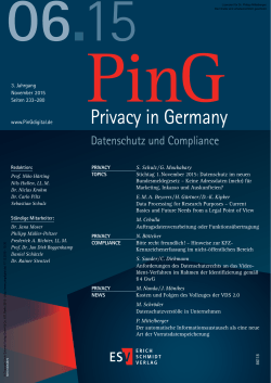 Privacy in Germany