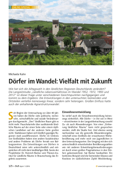 D&ouml;rfer im Wandel: Vielfalt mit Zukunft
