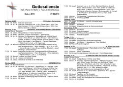 Gottesdienste - St. Joseph Mastbruch