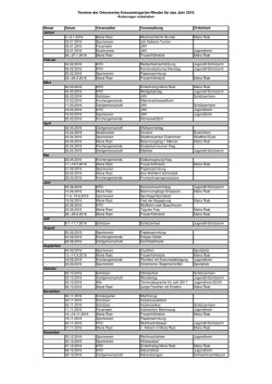 Dorftermine 2016