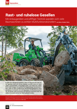 Headline Rast- und ruhelose Gesellen
