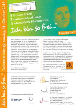 Ich bin so frei - in der Kirchengemeinde Immensen
