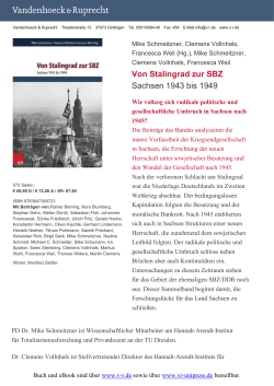 Von Stalingrad zur SBZ - Vandenhoeck & Ruprecht