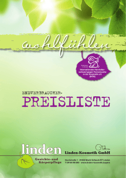 Produkte + Preise - Linden