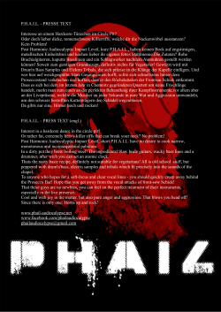P.H.A.I.L. PRESS TEXT (ger/eng)