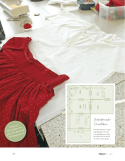 Schnittmuster Dirndlbluse