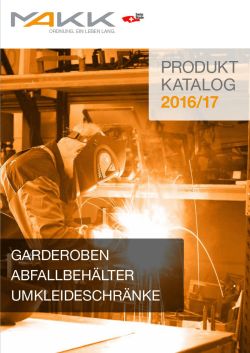 Abfallbehälter und Ascher (Katalog 2016/17)