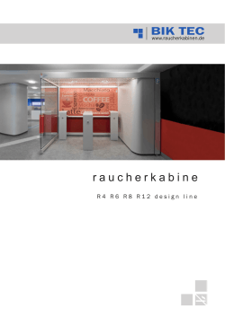 Raucherkabine Design Line