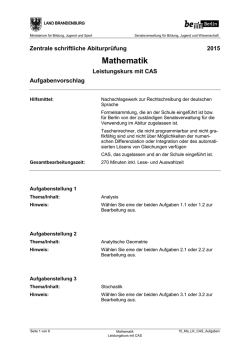 Mathematik - Bildungsserver Berlin