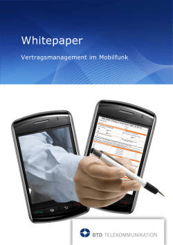 Whitepaper - BTD Service GmbH