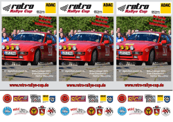 Flyer 2016 - Retro-Rallye-Cup