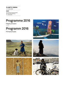 Programme 2016 — Programm 2016 - E