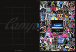 Gruppen Katalog Campagnolo 2015