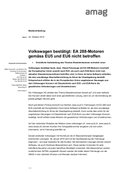 Pressemeldung als PDF - Autohaus von Känel AG