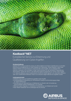 Keelback® NET - Airbus Defence and Space CyberSecurity