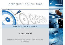 Industrie 4.0 - Hochschule Luzern