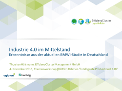 Industrie 4.0 im Mittelstand