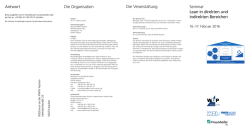 Die Veranstaltung Antwort Die Organisation Seminar Lean in