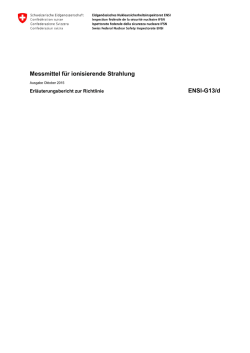 Messmittel für ionisierende Strahlung ENSI
