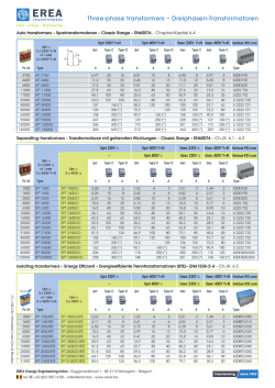 Three-phase transformers – Dreiphasen-Transformatoren