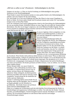 Hilf mir es selbst zu tun 05-2015